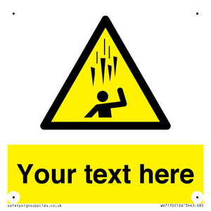 Custom Falling Ice sign